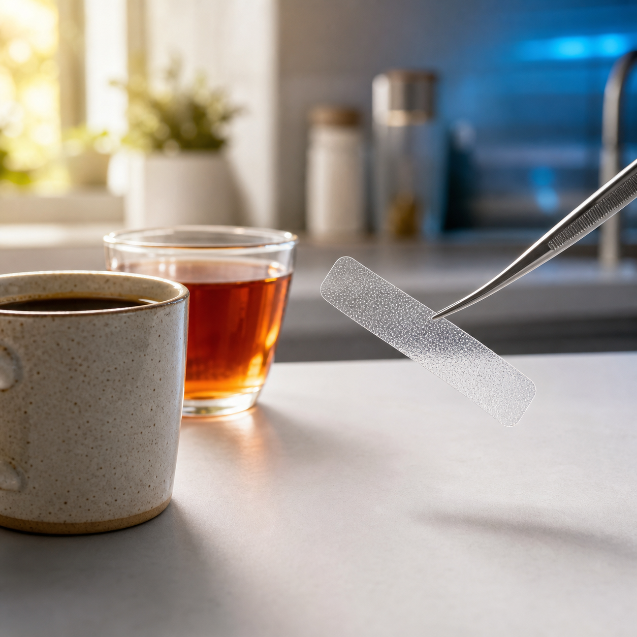 För vardagens missfärgningar – kaffe te och strip i pincett