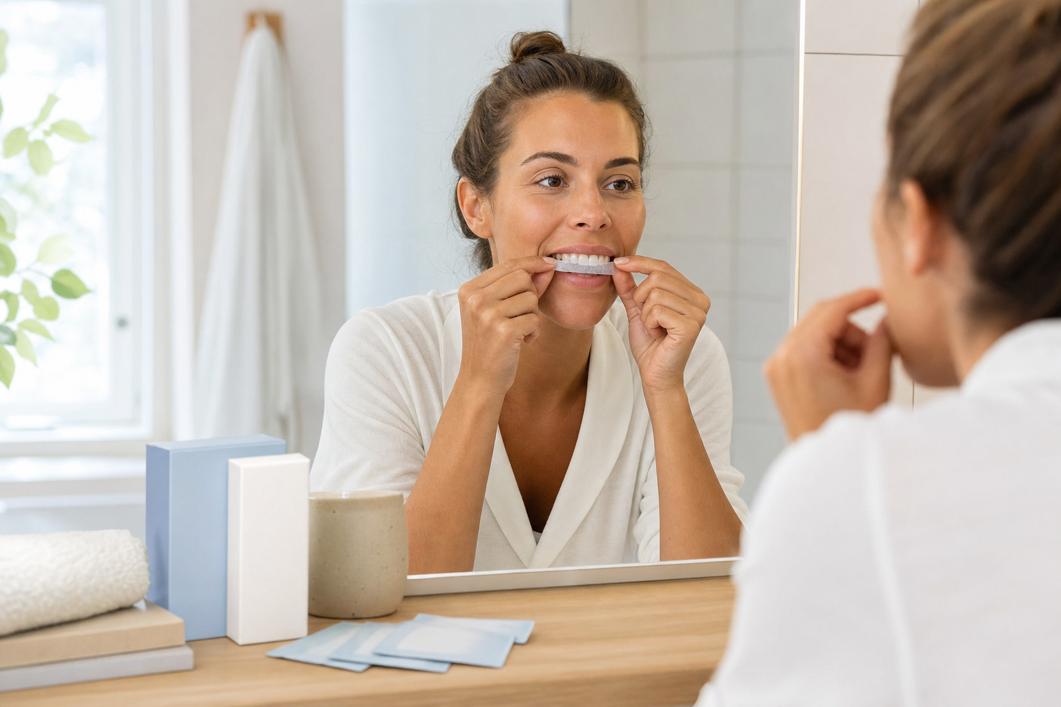 DentalStrips som en del av morgonrutinen